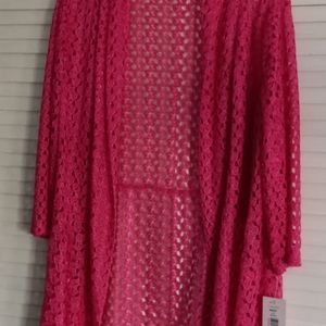 Pink filigree jacket